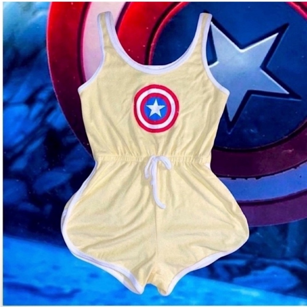 5/$25 Marvel 2-PC Terrycloth Romper and Sock Set